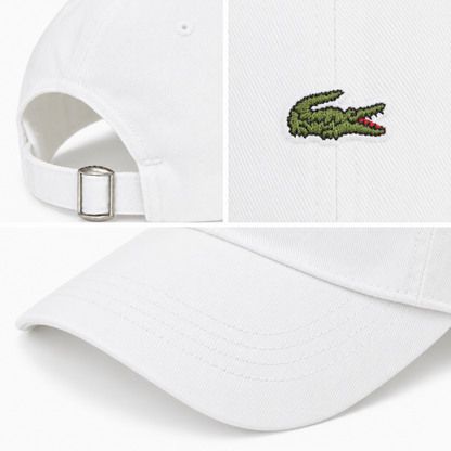 LC Cotton Gabardine Cap — White — editorial detail