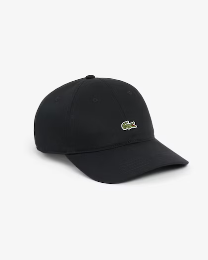 LC Cotton Gabardine Cap — Black — colour