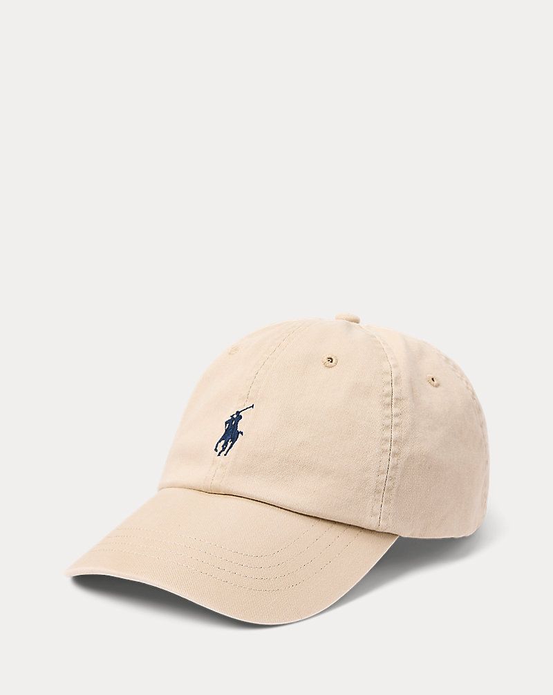 RL Cotton Twill Cap — Nubuck/Relay Blue — colour