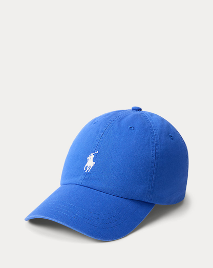 RL Cotton Twill Cap — New Iris Blue/White PP — colour